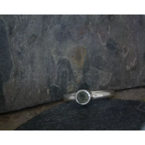 Sterling Silver Moldavite Ring Vulcan's Forge LLC KANSAS CITY, MO