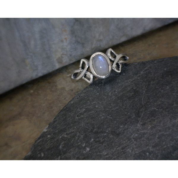 Sterling Silver Moonstone Ring Vulcan's Forge LLC Kansas City, MO