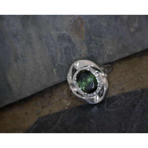 Sterling Silver Diopside Ring Vulcan's Forge LLC Kansas City, MO