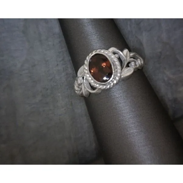 Sterling Silver Garnet Ring Vulcan's Forge LLC Kansas City, MO