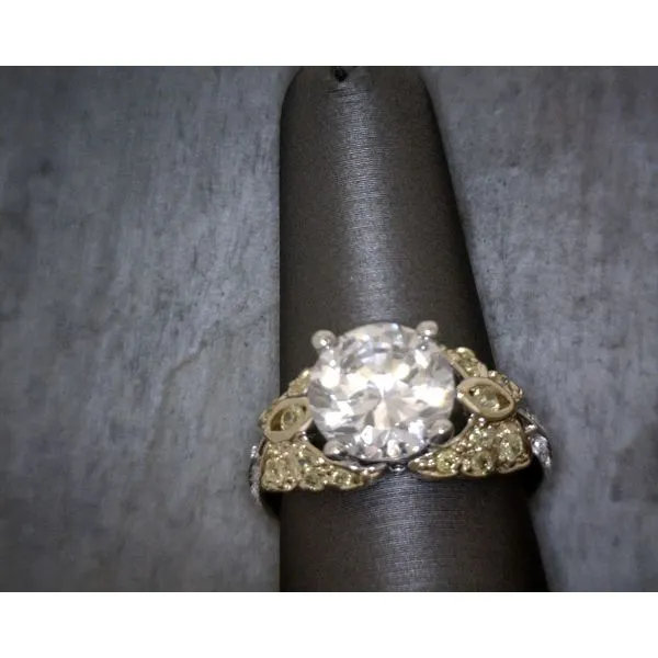 Sterling Silver Two-Tone CZ Ring Vulcan's Forge LLC KANSAS CITY, MO