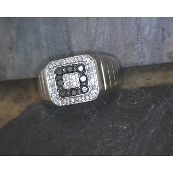 Rhodium Plated Diamond Ring Vulcan's Forge LLC Kansas City, MO