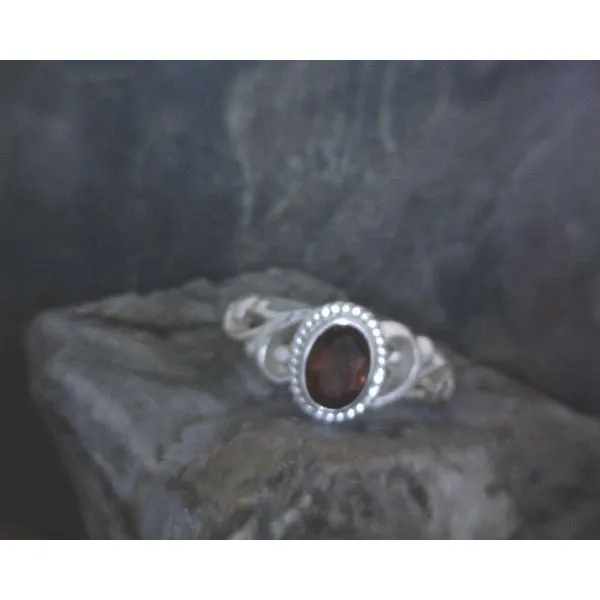 Sterling Silver Garnet Ring Vulcan's Forge LLC KANSAS CITY, MO