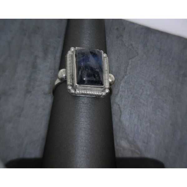 Sterling Silver Blue Moonstone Ring Vulcan's Forge LLC KANSAS CITY, MO