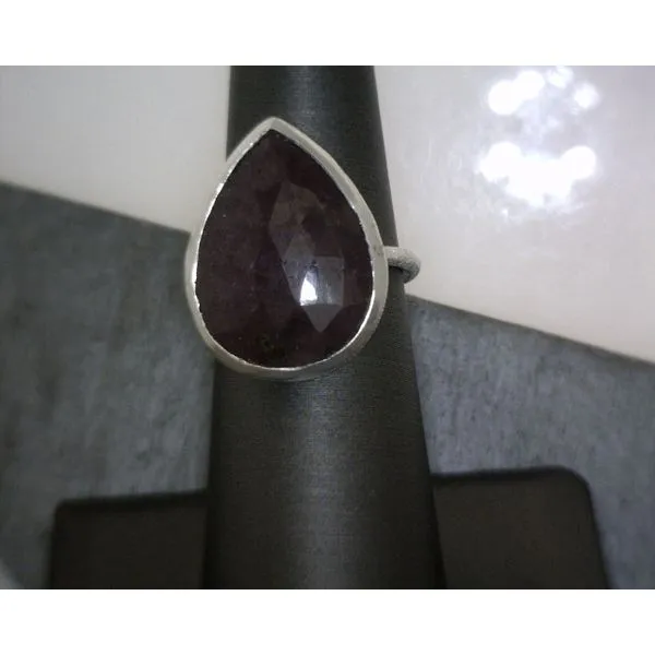 Sterling Faceted Oval Ring Vulcan's Forge LLC Kansas City, MO
