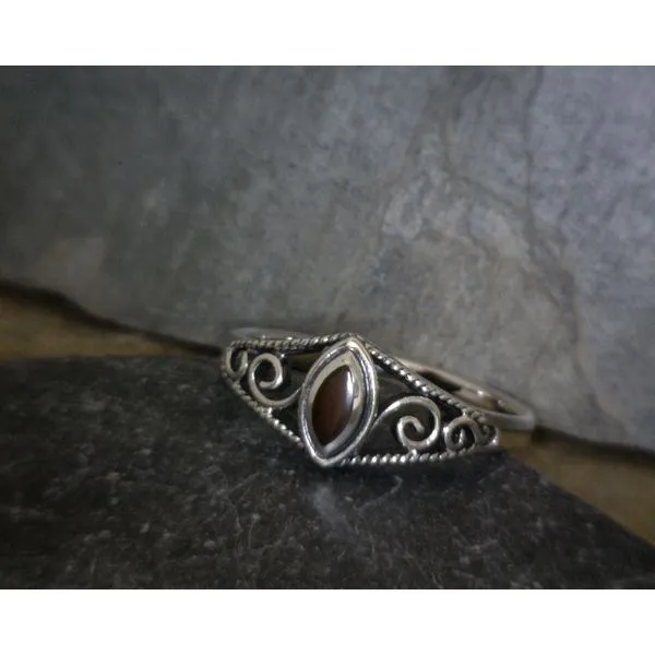 Sterling Marquis Garnet Ring Vulcan's Forge LLC KANSAS CITY, MO