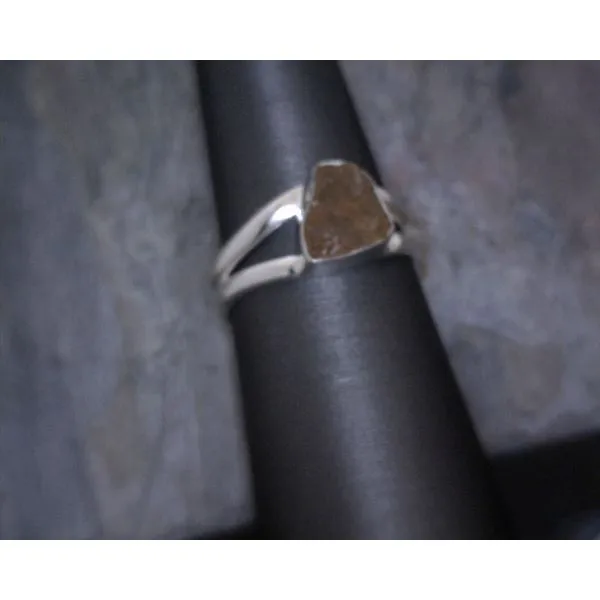Sterling Raw Sunstone Ring Vulcan's Forge LLC Kansas City, MO