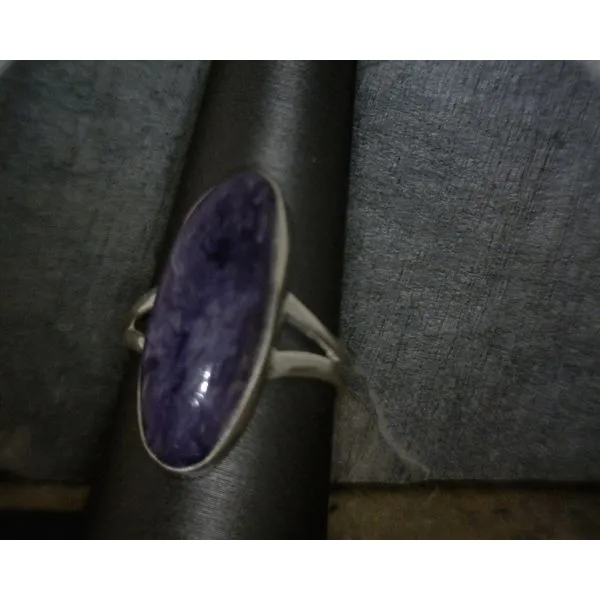 Sterling charoite Ring Vulcan's Forge LLC Kansas City, MO