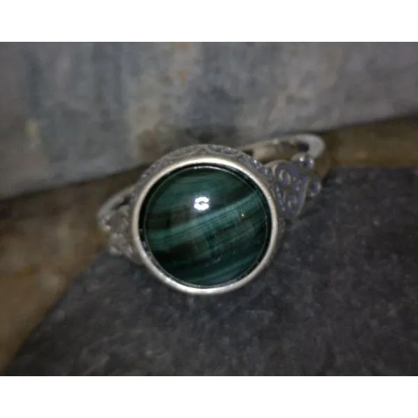 Sterling Silver Malachite Ring Vulcan's Forge LLC KANSAS CITY, MO