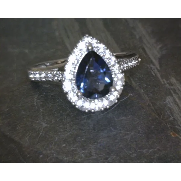 SS Pear London Blue & White Topaz Accent Vulcan's Forge LLC KANSAS CITY, MO