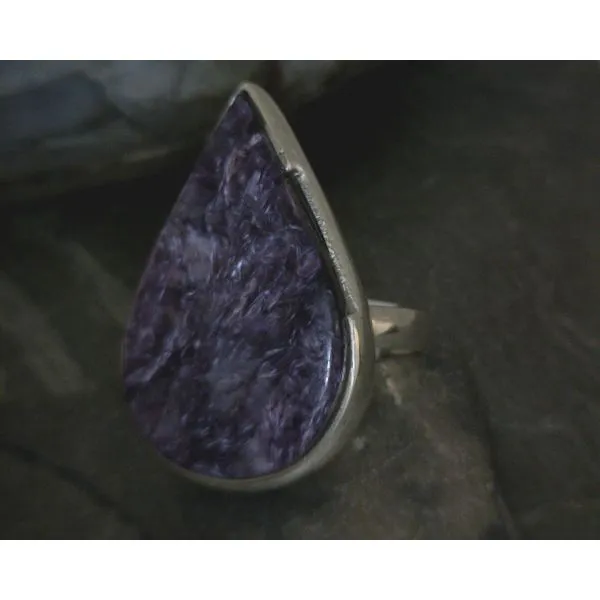 Sterling Silver Charoite Ring Vulcan's Forge LLC KANSAS CITY, MO