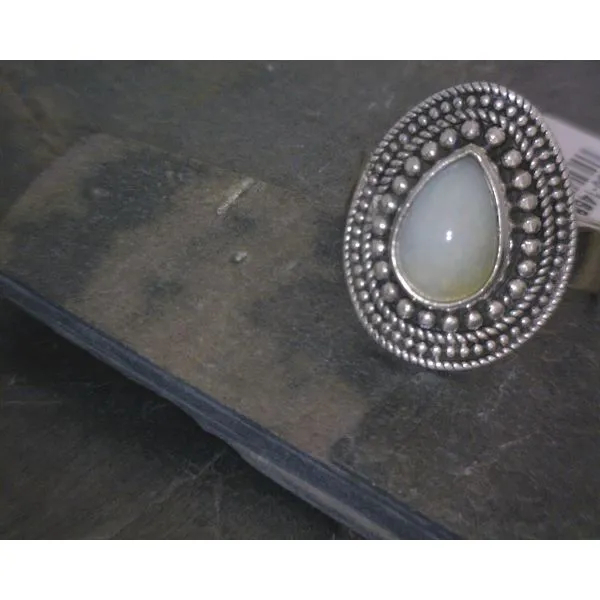SS Opal Pear Ring Vulcan's Forge LLC KANSAS CITY, MO