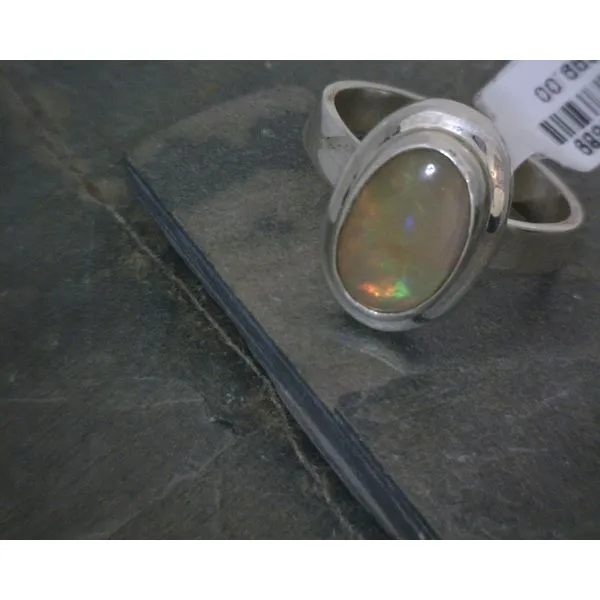 SS Opal Oval Ring Vulcan's Forge LLC KANSAS CITY, MO