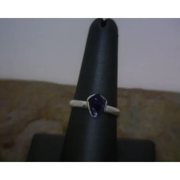 Sterling Freeform Amethyst Size 8 Vulcan's Forge LLC Kansas City, MO