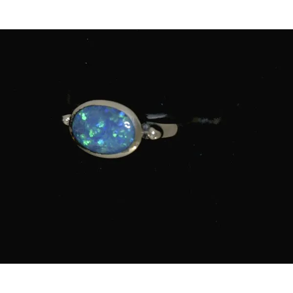 Sterling Silver Opal Ring Vulcan's Forge LLC Kansas City, MO