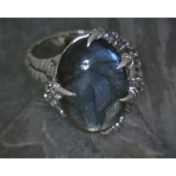 SS Labradorite Claw Ring Vulcan's Forge LLC KANSAS CITY, MO