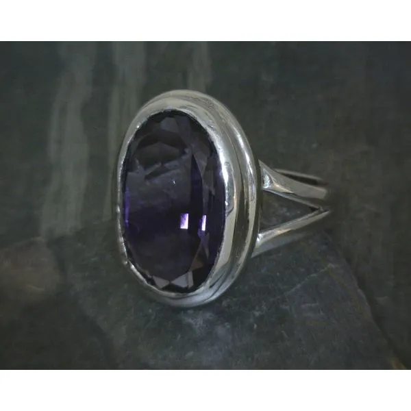 SS Bz Oval Amethyst W Split Band Vulcan's Forge LLC KANSAS CITY, MO
