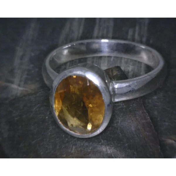 SS Oval Citrine Bz Ring Vulcan's Forge LLC KANSAS CITY, MO