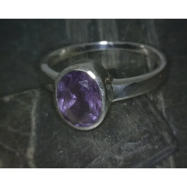SS Bz Oval Amethyst Ring Vulcan's Forge LLC KANSAS CITY, MO