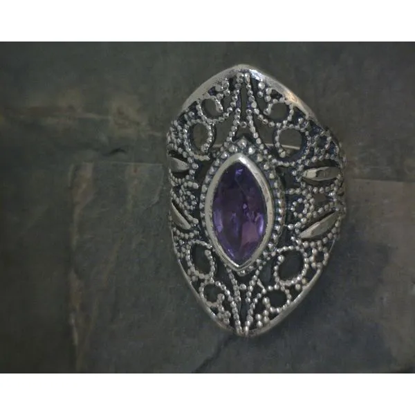 SS Marque Amethyst W Scrollwork Bz R Vulcan's Forge LLC KANSAS CITY, MO