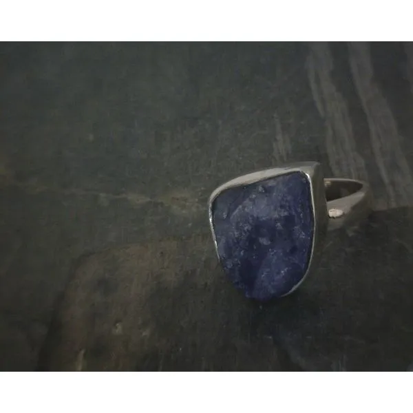 SS BZ Freeform Raw Tanzanite  Ring Vulcan's Forge LLC KANSAS CITY, MO
