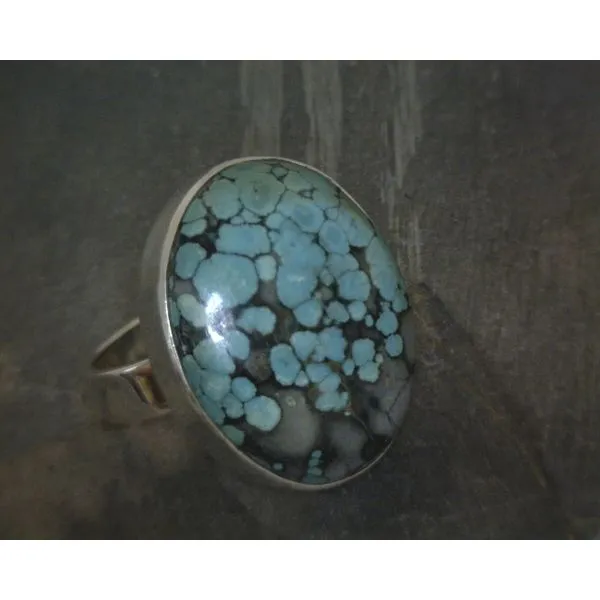 SS Bz Cab Oval Turquoise Band Vulcan's Forge LLC KANSAS CITY, MO