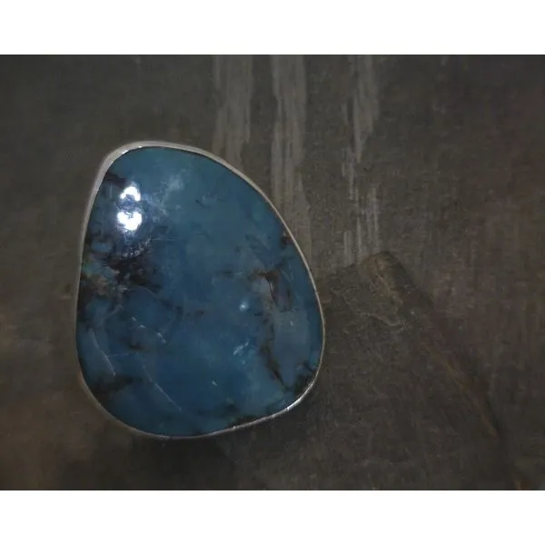 SS Bz Cab Freeform Turquoise Band Vulcan's Forge LLC KANSAS CITY, MO