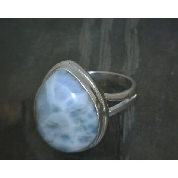 SS Bz Cab Pear Larimar w Split Band Vulcan's Forge LLC KANSAS CITY, MO