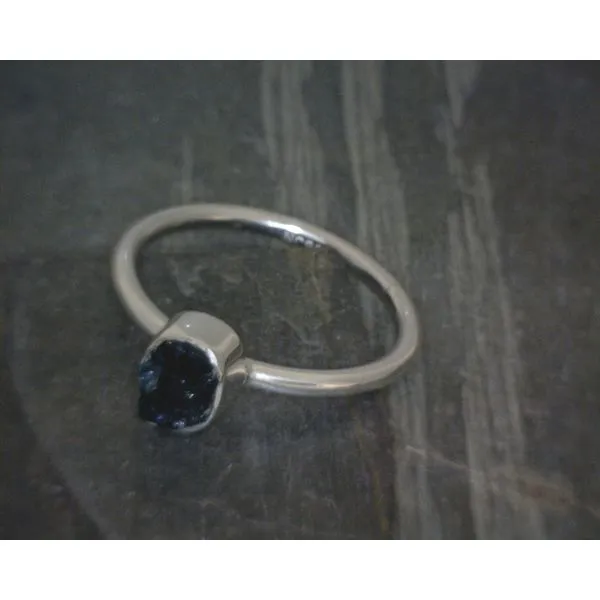 Ss Bz Raw Tourmaline Ring Vulcan's Forge LLC KANSAS CITY, MO