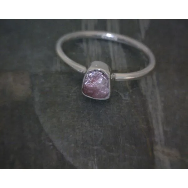 Ss Bz Raw Tourmaline Ring Vulcan's Forge LLC KANSAS CITY, MO