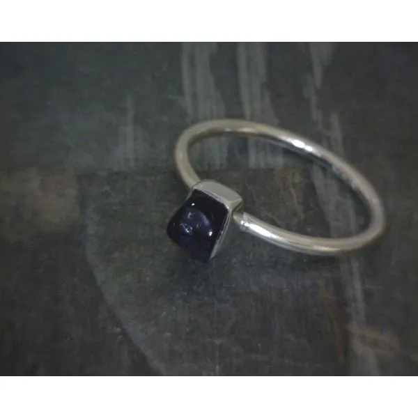 Ss Bz Raw Amethyst Ring Vulcan's Forge LLC KANSAS CITY, MO