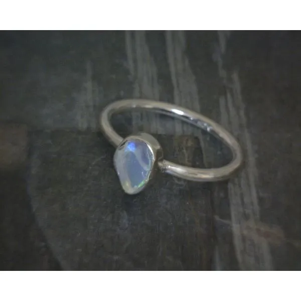 Ss Bz Raw Ethiopian Opal  Ring Vulcan's Forge LLC KANSAS CITY, MO