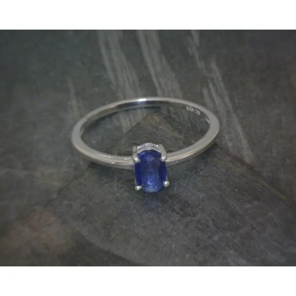 Ss Prg Oval Faceted Kyanite Ring Vulcan's Forge LLC KANSAS CITY, MO