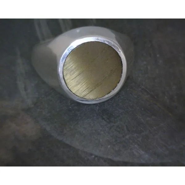 Ss Signet Round Tigers Eye Ring Vulcan's Forge LLC KANSAS CITY, MO