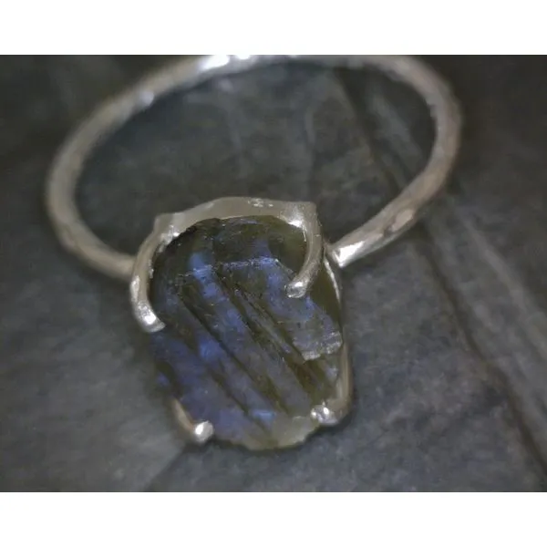 Sterling Silver Labradorite ring, size 8 Vulcan's Forge LLC KANSAS CITY, MO
