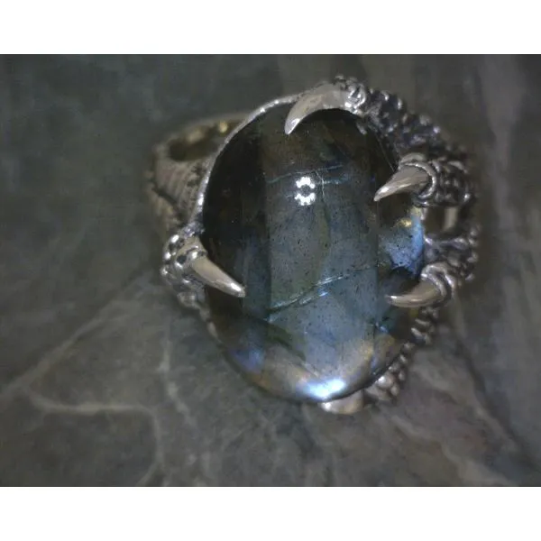 SS Labradorite Claw Ring Vulcan's Forge LLC KANSAS CITY, MO