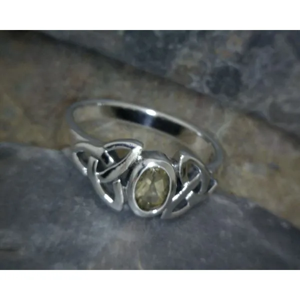 SS Citrine Celtic Ring Vulcan's Forge LLC KANSAS CITY, MO