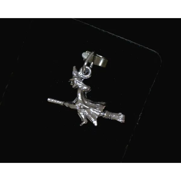 Sterling Silver Witch Charm Vulcan's Forge LLC KANSAS CITY, MO