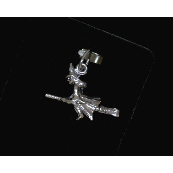 Sterling Silver Witch Charm Vulcan's Forge LLC Kansas City, MO