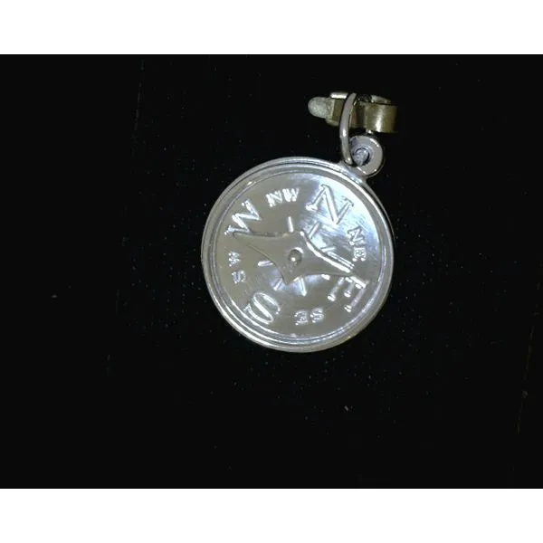 Sterling Silver Compass Charm Vulcan's Forge LLC KANSAS CITY, MO