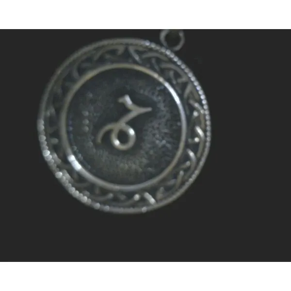SS Zodiac Capricorn Coin Style Pendant Vulcan's Forge LLC KANSAS CITY, MO