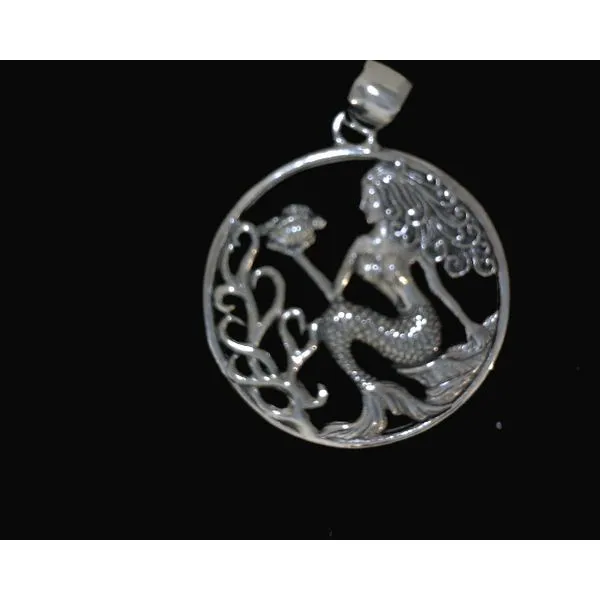 SS Mermaid Holding A Sea Turtle Pendant Vulcan's Forge LLC KANSAS CITY, MO