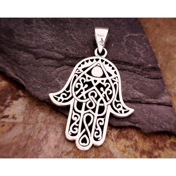 Sterling Hamsa Pendant Vulcan's Forge LLC Kansas City, MO