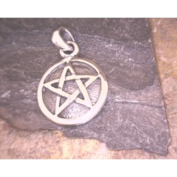 Sterling Small Pentacle Pendant Vulcan's Forge LLC Kansas City, MO
