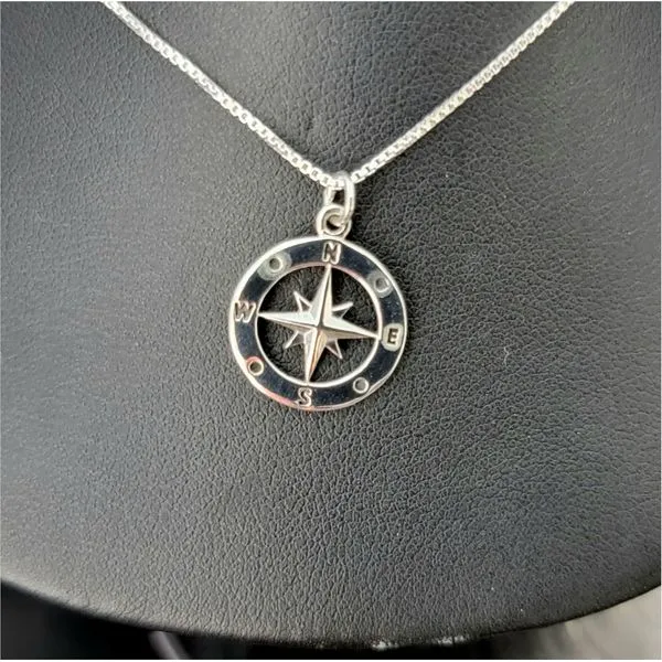 Sterling Silver Compass Pendant Vulcan's Forge LLC KANSAS CITY, MO