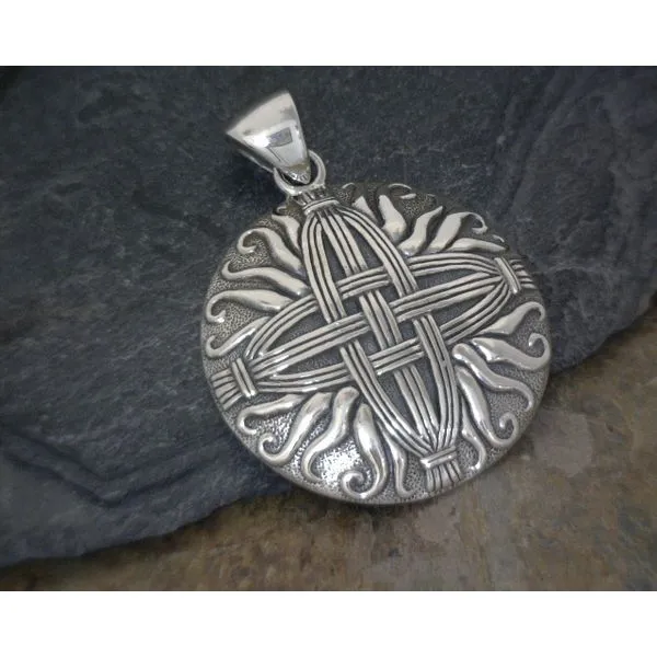 Sterling Silver Cross of St. Brigid Vulcan's Forge LLC KANSAS CITY, MO