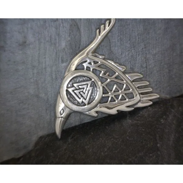 Sterling Silver Raven Pendant Vulcan's Forge LLC KANSAS CITY, MO