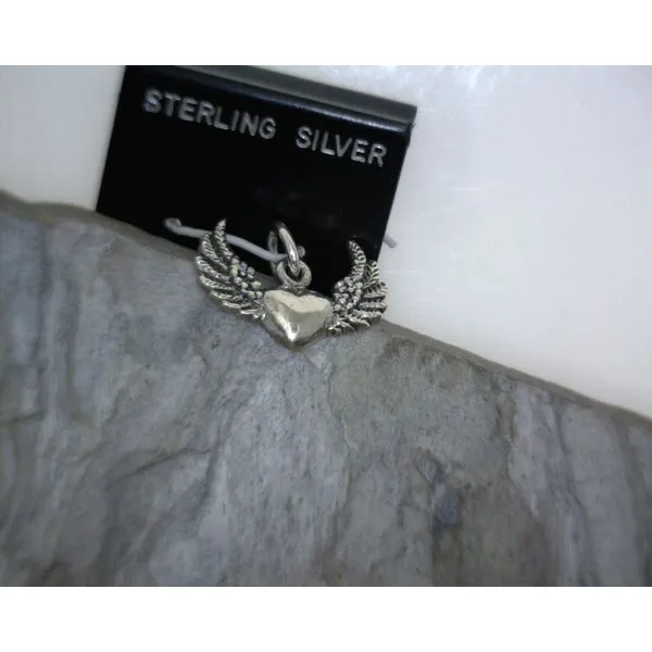 Sterling Silver Winged Heart Vulcan's Forge LLC Kansas City, MO