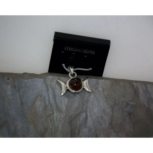 Sterling Silver Garnet Pendant Vulcan's Forge LLC Kansas City, MO