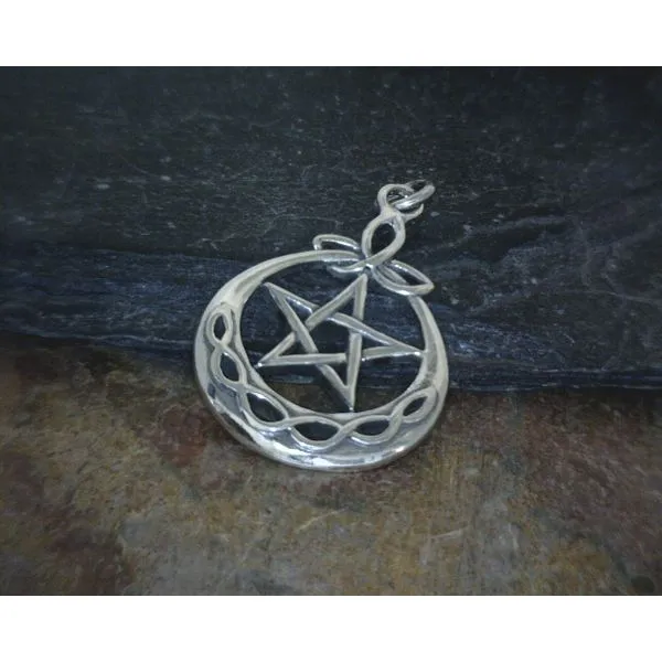 Pentacle with Trinity Knot Pendant Vulcan's Forge LLC Kansas City, MO